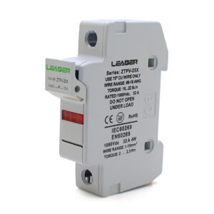 Държач за стопяем предпазител 10 x 38mm за фотоволтаици 32A, DC 1000V